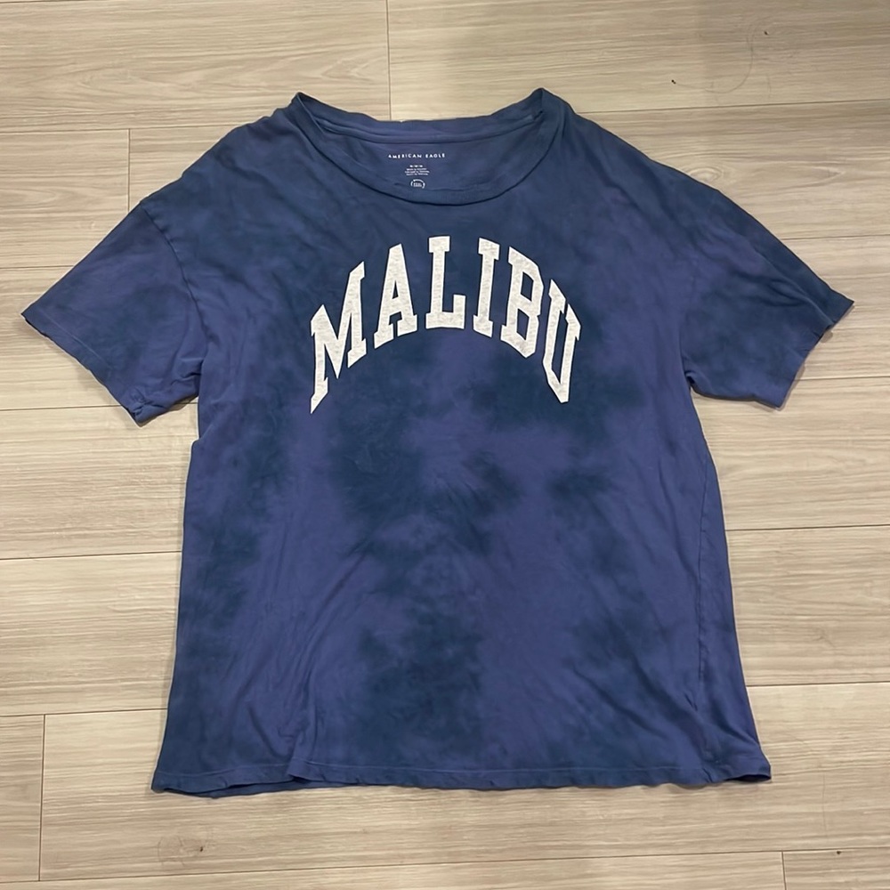 Oversized Blue Malibu Shirt • MEDIUM